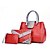 cheap Bag Sets-Women&#039;s Bags PU(Polyurethane) Bag Set 3 Pcs Purse Set Beige / Gray / Red / Fall &amp; Winter