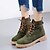 cheap Women&#039;s Boots-Women&#039;s Boots Outdoor Winter Lace-up Flat Heel Cowboy / Western Boots Combat Boots Suede Black Brown Green