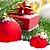 abordables Decoraciones navideñas-24 unids / set 4 cm moderno árbol de navidad bolas adornos fiesta de navidad boda colgando adorno decoración de navidad suministros