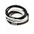 cheap Bracelets-Women&#039;s Men&#039;s Leather Bracelet Rope woven Magnetic Fashion Simple Style Leather Bracelet Jewelry White / Black / Coffee For Casual Going out