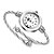 זול שעונים אופנתיים-בגדי ריקוד נשים שעוני אופנה שעון צמיד שעון זהב קווארץ אלגנטית אנלוגי לבן זהב / שנה אחת