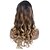 cheap Human Hair Wigs-Human Hair Glueless Lace Front Lace Front Wig style Brazilian Hair Body Wave Ombre Wig 130% Density with Baby Hair Ombre Hair Natural Hairline 100% Hand Tied Ombre Women&#039;s Medium Length Long Human