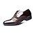 halpa Miesten Oxford-kengät-Miesten Oxford-kengät Muodolliset kengät Liiketoiminta Häät Kausaliteetti Juhlat Kävely PU Musta Ruskea Syksy Kevät / ulko- / EU40