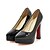 cheap Women&#039;s Heels-Women&#039;s Heels Wedding Party &amp; Evening Chunky Heel Pointed Toe Comfort Novelty PU Almond Black White