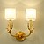 preiswerte Wandleuchten-Tiffany / Einfach / Traditionell-Klassisch Wandlampen Stoff Wandleuchte 110-120V / 220-240V 5 W / E14
