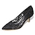 cheap Wedding Shoes-Women&#039;s Wedding Shoes Stiletto Heel Pointed Toe Satin Basic Pump Spring / Summer Black / White / Ivory / EU40