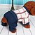 cheap Dog Clothes-Dog Jumpsuit Dog Clothes Plaid / Check Gray Red Cotton Costume For Spring &amp;  Fall Winter Casual / Daily