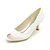 cheap Wedding Shoes-Women&#039;s Wedding Shoes Stiletto Heel Peep Toe Satin Basic Pump Spring / Summer White / Purple / Champagne / Party &amp; Evening / EU39