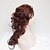 Χαμηλού Κόστους Συνθετικές Trendy Περούκες-Συνθετικές Περούκες Σγουρά Βαθύ Κύμα Βαθύ Κύμα Ασύμμετρο κούρεμα Με αφέλειες Περούκα Μακρύ Σκούρο Καστανοκόκκινο Συνθετικά μαλλιά Γυναικεία Φυσική γραμμή των μαλλιών Καφέ