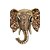 cheap Brooches-Women&#039;s Brooches Elephant Animal Ladies Personalized Indian Silver Plated Brooch Jewelry Gold Silver For Gift Stage