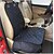 cheap Dog Travel Essentials-Cat Dog Car Seat Cover Waterproof Foldable Solid Colored Fabric Black Gray