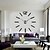 olcso Faliórák – barkácsolás-Wall Clock,Casual Modern Contemporary Office / Business Stainless Steel EVA Round Indoor / Outdoor Indoor