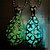 cheap Necklaces-Women&#039;s Luminous Stone Pendant Necklace Drop Ladies Personalized Luminous Luminous Stone Alloy Light Blue Light Green Necklace Jewelry For Halloween Club