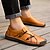 cheap Men&#039;s Slip-ons &amp; Loafers-Men&#039;s Loafers &amp; Slip-Ons Moccasin Comfort Shoes Summer Loafers Casual Outdoor Cowhide Light Brown Black Brown Fall Winter / Buckle