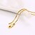 cheap Men&#039;s Necklaces-Men&#039;s Women&#039;s Chain Necklace - Gold Plated Snake Simple Style DIY Gold Necklace Jewelry For Daily, Casual