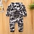 cheap Baby Boys&#039; One-Piece-Baby Boys&#039; Dresswear Weekend Cotton Camo / Camouflage Long Sleeve Overall &amp; Jumpsuit Gray / Toddler