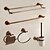 abordables Sets de accesorios de Baño-Set de Accesorios de Baño Barra para Toalla Anillo para Toalla Soporte para Papel Higiénico Soporte para Cepillo de Baño Calentador de