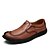 voordelige Hereninstappers &amp; loafers-Heren Comfort schoenen Kunstleer / Leer Lente / Herfst Loafers &amp; Slip-Ons Zwart / Bruin / Khaki