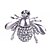 cheap Brooches-Women&#039;s Crystal Brooches Bee Animal Ladies Fashion Classic everyday Silver Plated Gold Plated Brooch Jewelry Gold Silver For Gift Daily