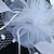 abordables Chapeaux et coiffes-Plume/filet fascinateurs chapeau derby kentucky/voiles de cage à oiseaux avec 1 pièce mariage/fête/soirée/casque de jour pour dames