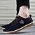 cheap Men&#039;s Sneakers-Men&#039;s Driving Shoes Spring / Fall Casual Outdoor Office &amp; Career Sneakers Canvas Black / Dark Blue