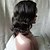 Χαμηλού Κόστους Περούκες από ανθρώπινα μαλλιά-Φυσικά μαλλιά Πλήρης Δαντέλα Δαντέλα Μπροστά Περούκα Κούρεμα καρέ στυλ Βραζιλιάνικη Κυματιστό Φύση Μαύρο Περούκα 130% Πυκνότητα μαλλιών / Μεσαίο / Φυσική γραμμή των μαλλιών / 100% δεμένη στο χέρι