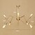 abordables Lustres-8 lumières 30 cm Style mini Ajustable Designers Lampe suspendue Métal Plaqué Chic &amp; Moderne 110-120V 220-240V