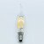 cheap LED Filament Bulbs-10pcs 6 W LED Filament Bulbs 560 lm E14 C35L 6 LED Beads COB Decorative Warm White Cold White 220-240 V / 10 pcs / RoHS