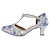 cheap Ballroom Shoes &amp; Modern Dance Shoes-Women&#039;s Modern Shoes Heel High Heel Silk Blue / Indoor / EU40