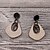 cheap Earrings-Women&#039;s Drop Earrings Ladies Personalized Fashion Wooden Wood Earrings Jewelry Black For Daily Casual