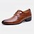 cheap Men&#039;s Oxfords-Men&#039;s Oxfords Formal Shoes Business Party &amp; Evening Office &amp; Career PU Black Brown Fall Spring / Rivet / EU40
