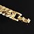 cheap Men&#039;s Bracelets-Men&#039;s Chain Bracelet Bracelet Fashion Simple Style 18K Gold Plated Bracelet Jewelry Gold For Casual Daily / Stainless Steel