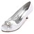 cheap Wedding Shoes-Women&#039;s Wedding Shoes Kitten Heel / Cone Heel / Low Heel Round Toe / Peep Toe Rhinestone / Crystal / Sparkling Glitter Satin Comfort / Basic Pump Spring / Summer Black / White / Purple