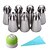 cheap Bakeware-9PCs/Set Cake Icing Nozzles Russian Piping Tips Lace Mold Pastry Cake Decorating Tool Stainless Steel Kitchen Baking