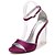 cheap Women&#039;s Sandals-Women&#039;s Sandals Chunky Heel Round Toe Rhinestone / Sparkling Glitter / Lace-up Satin Basic Pump / Ankle Strap / Transparent Shoes Spring / Summer Black / Light Grey / White / Wedding