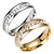 olcso Gyűrűk-Band Ring Örökkévaló gyűrű For Férfi Esküvő Napi Álarcos mulatság Rozsdamentes acél Titán acél