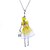 cheap Necklaces-Women&#039;s Pendant Necklace Long Princess Ladies Bohemian Boho Lace Alloy White Yellow Red Necklace Jewelry For Party Stage