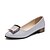 cheap Women&#039;s Flats-Women&#039;s Heels Dress Summer Flat Heel Round Toe Comfort Light Soles PU Silver Black Gold