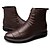 cheap Men&#039;s Boots-Men&#039;s Boots Comfort Shoes Fashion Boots Business Casual Outdoor Leather Mid-Calf Boots Dark Brown Black Fall Winter / Lace-up
