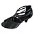 preiswerte Lateinamerikanische Schuhe-Damen Tanzschuhe Schuhe für den lateinamerikanischen Tanz Salsa Tanzschuhe Sandalen Maßgefertigter Absatz Maßfertigung Schwarz / Purpur / Rot / Innen / Leistung / Satin / Praxis / Professionell