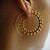 cheap Earrings-Women&#039;s Hoop Earrings Flower Statement Ladies Fashion Earrings Jewelry Gold / Silver For Gift Going out