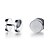 cheap Earrings-Stud Earrings For Men&#039;s Wedding Casual Daily Titanium Steel Tungsten Steel flat back