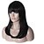 economico Parrucca per travestimenti-Parrucche Cosplay Parrucche sintetiche Liscio Kinky liscia Kinky liscia Dritto Taglio scalato Taglio asimmetrico Parrucca Medio Lungo Nero Naturale Capelli sintetici Per donna Attaccatura dei capelli