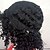 voordelige Topkwaliteit pruiken-Synthetische pruiken Gekruld Gekruld Pruik Gemiddelde Lengte Zwart Synthetisch haar Dames Afro-Amerikaanse pruik Natuurlijke Kleur