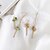cheap Earrings-Women&#039;s Synthetic Diamond Drop Earrings Mismatch Earrings Mismatched Ladies Classic Earrings Jewelry Light Green For Daily Evening Party