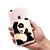 olcso Mobiltelefon tokok &amp; Képernyő védők-Case Kompatibilitás Apple iPhone 7 / iPhone 7 Plus Ultra-vékeny / Áttetsző / Minta Fekete tok Állat / Panda Puha TPU mert iPhone 7 Plus / iPhone 7 / iPhone 6s Plus
