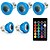 abordables Spots LED-1 set 3 W Spot LED 240 lm E27 1 Perles LED LED Haute Puissance Commandée à Distance Décorative RGB 85-265 V
