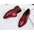 baratos Sapatos Oxford de mulher-Mulheres Oxfords Ao ar livre Cadarço Salto Baixo Dedo Apontado Conforto Couro Envernizado Preto Vinho