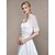 cheap Wraps &amp; Shawls-Tulle Wedding / Party / Evening Women&#039;s Wrap With Appliques Shrugs