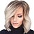 cheap Synthetic Trendy Wigs-Synthetic Wig Curly Wavy Natural Wave Curly With Bangs Wig Blonde Short Blonde Synthetic Hair Women&#039;s Ombre Hair Highlighted / Balayage Hair Side Part Blonde